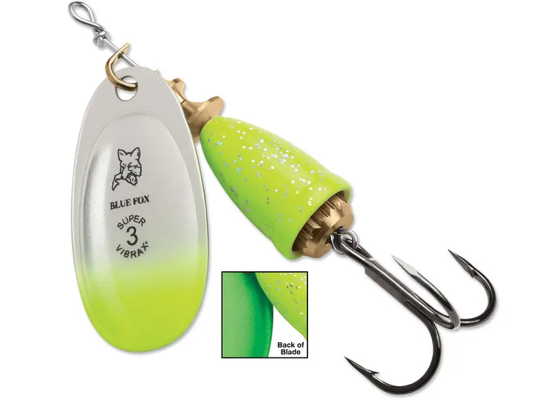 Chartreuse Green Candyback, Blue Fox