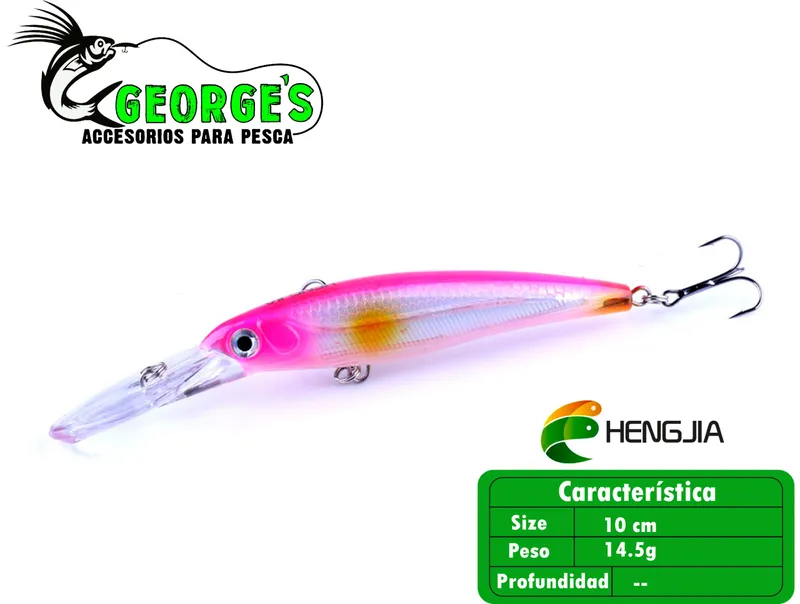 Diving Minnow Señuelo, Hengjia