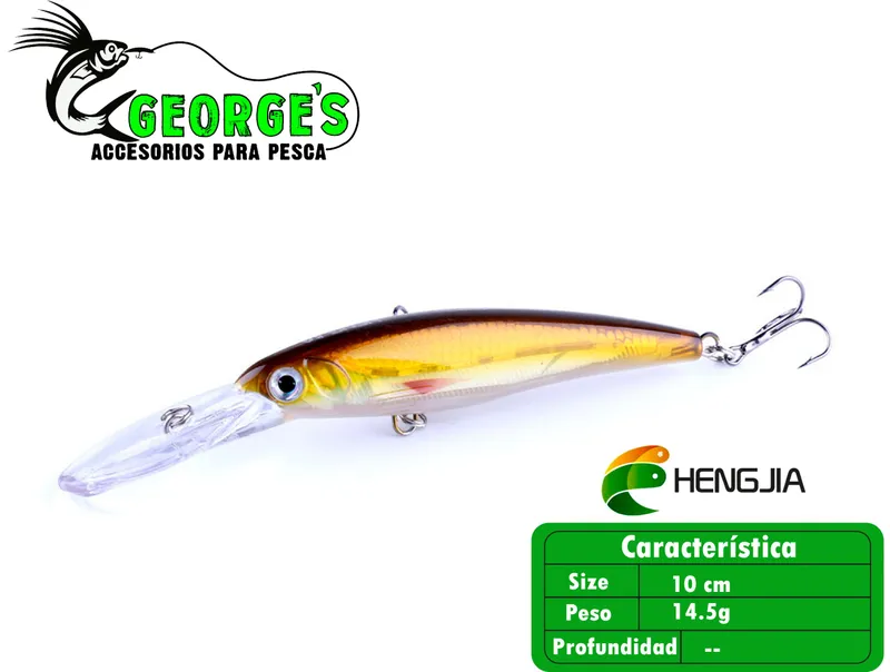 Diving Minnow Señuelo, Hengjia