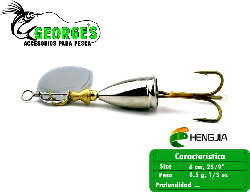 Metal Spinner Lure Bait, Hengjia