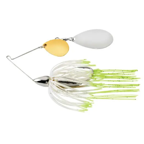 Indiana Spinnerbait-Hot White Shad, War Eagle