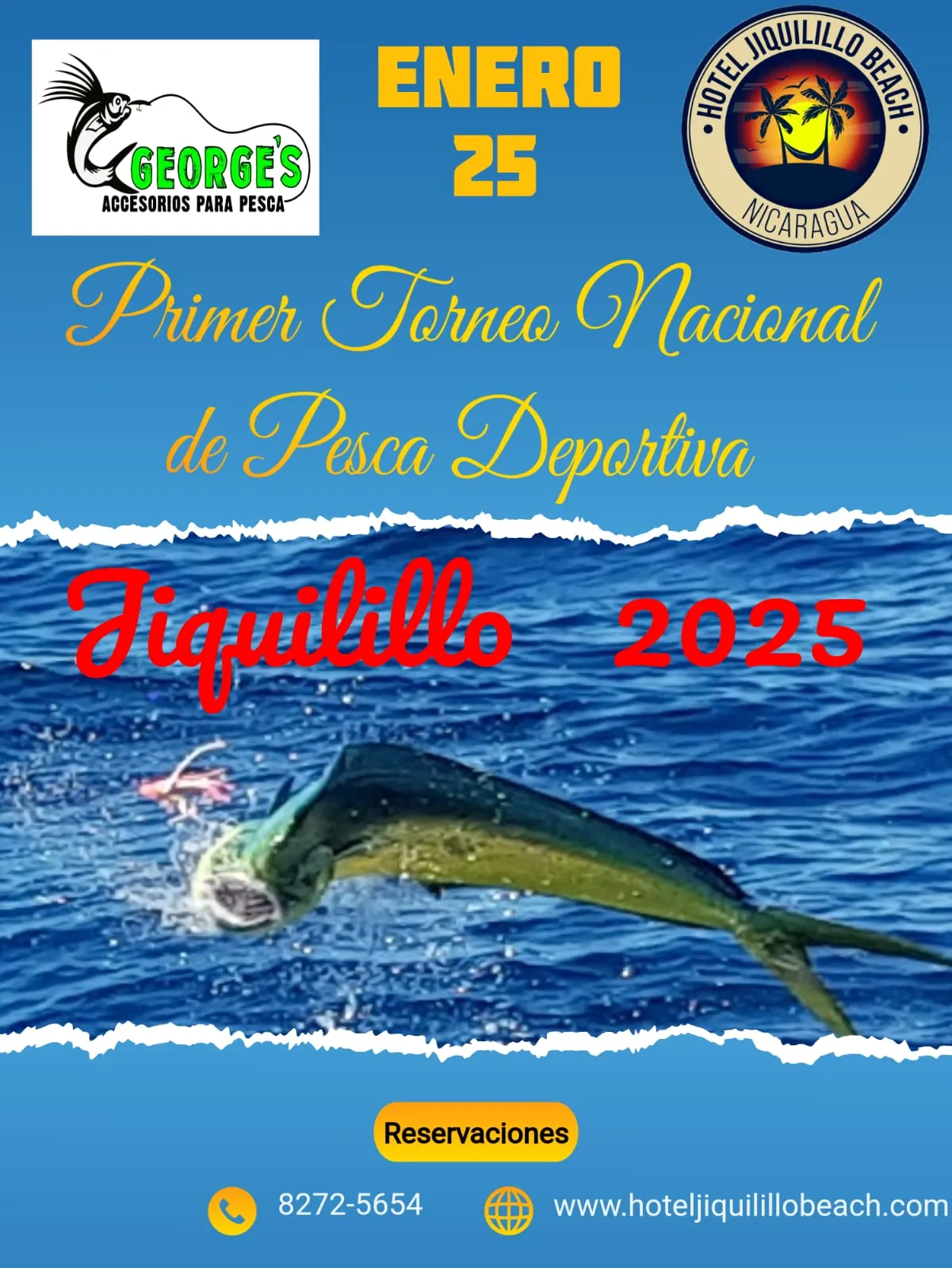 Fishing tournament poster