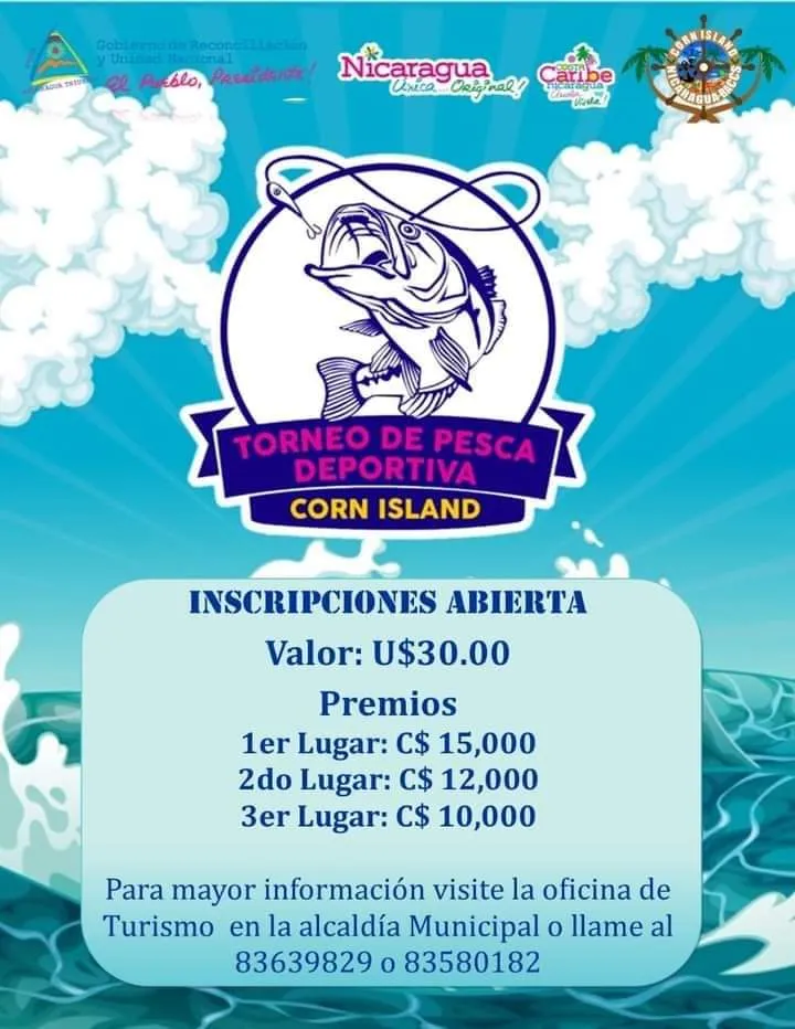 Afiche de torneo de pesca 3