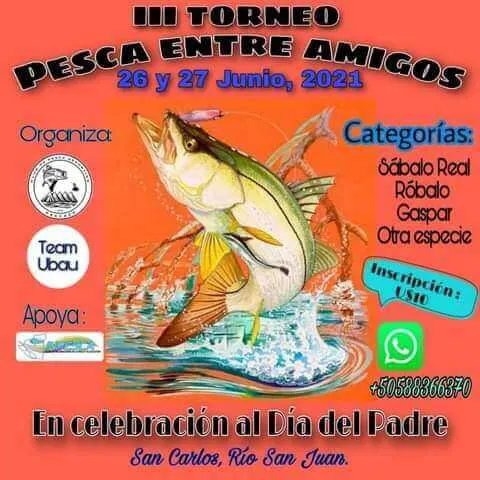 Afiche de torneo de pesca 4