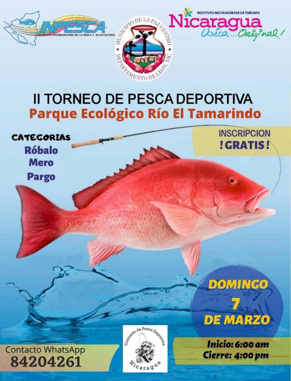 Afiche de torneo de pesca 9